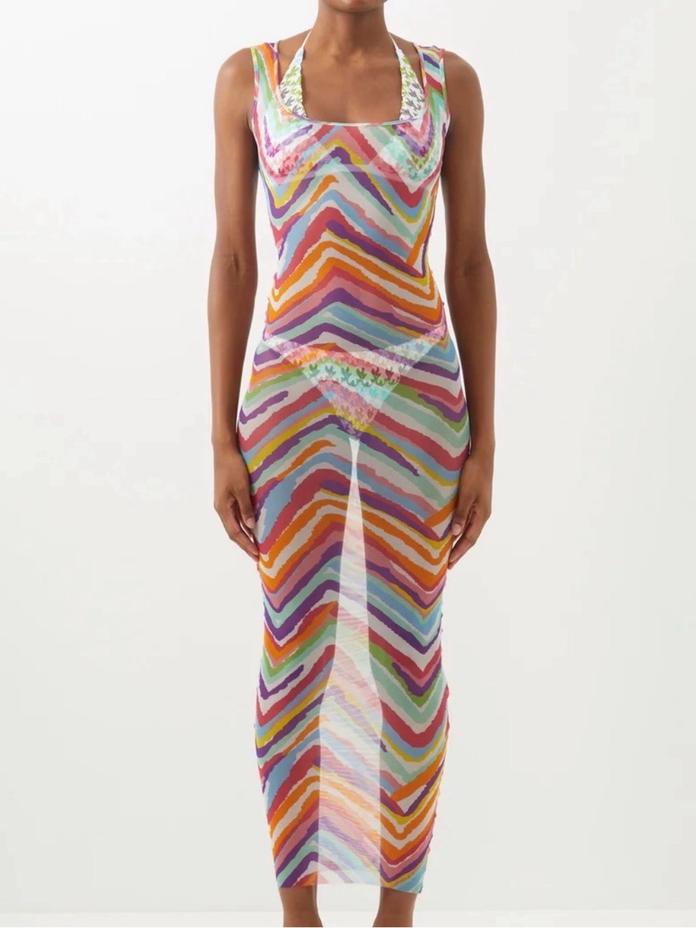 Missoni Cut Out Mesh long coverup. Size 44 US 8 NWT